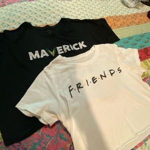 Maverick & Friends crop tops.
